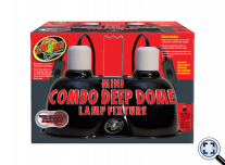Mini kettős Deep Dome™ lámpatest (Mini Combo Deep Dome™ lamp fixture)